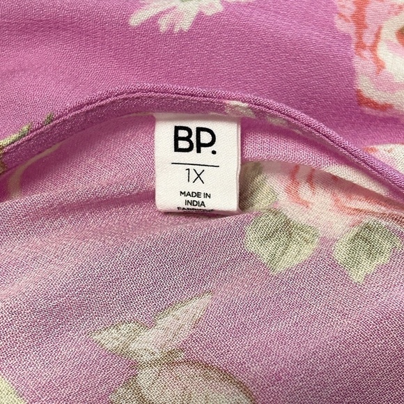 Nordstrom BP Floral Anna Romper Playsuit Deep Plunge Back back Elasticized Waist - Picture 8 of 11